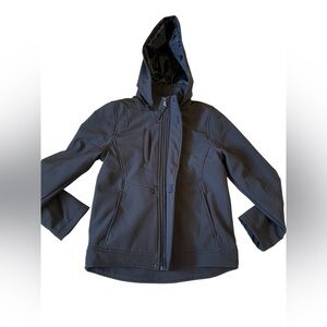 Urban Republic Black Hooded Jacket Size L (14/16)